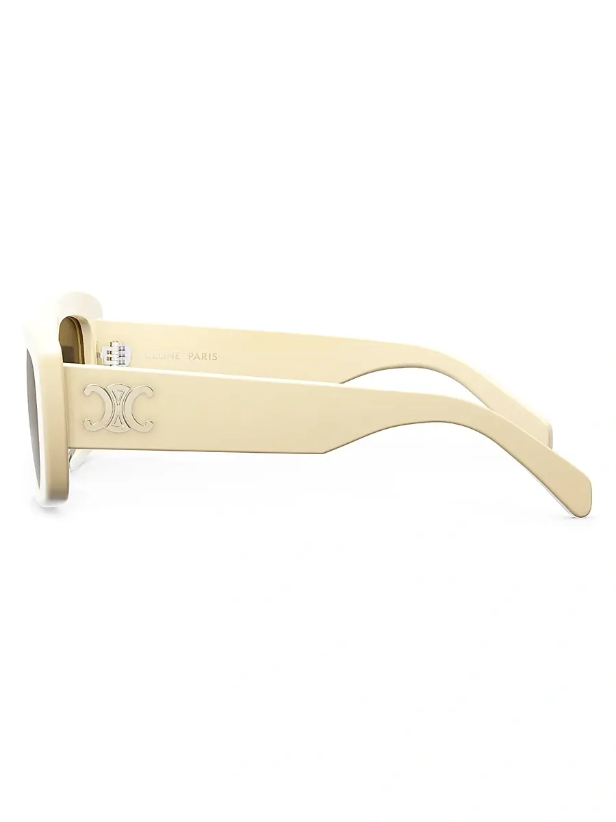 Celine Women's Triomphe 55MM Rectangular Sunglasses | Thumbnail 4 Celine Women's Triomphe 55MM Rectangular Sunglasses | Thumbnail 4