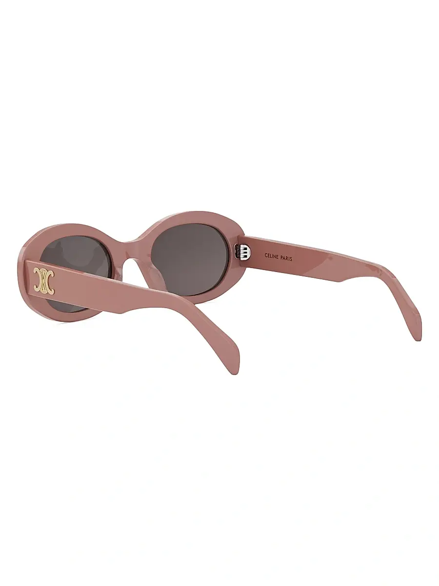Celine Women's Triomphe 52MM Oval Sunglasses | Thumbnail 5