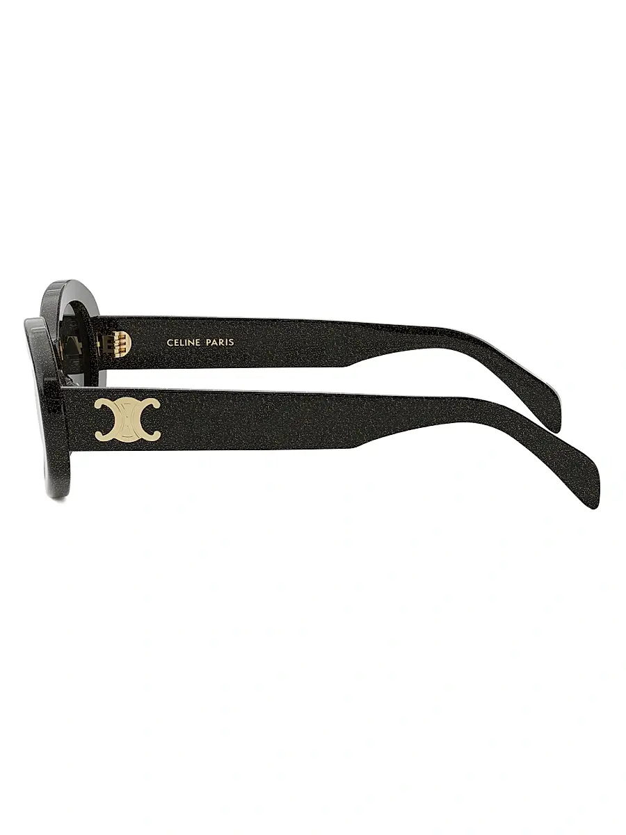 Celine Women's Triomphe 52MM Oval Sunglasses | Thumbnail 3 Celine Women's Triomphe 52MM Oval Sunglasses | Thumbnail 3