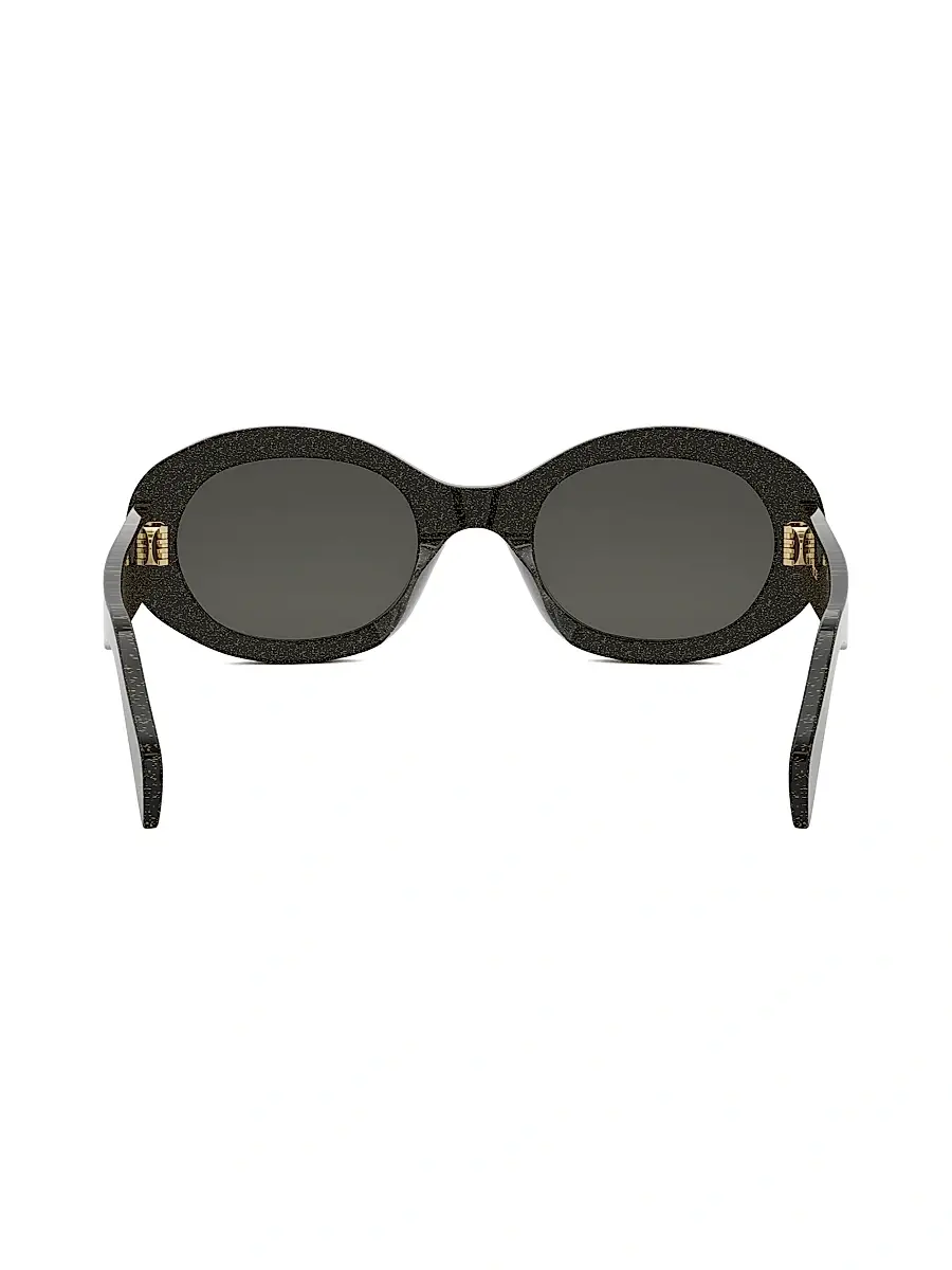 Celine Women's Triomphe 52MM Oval Sunglasses | Thumbnail 5 Celine Women's Triomphe 52MM Oval Sunglasses | Thumbnail 5