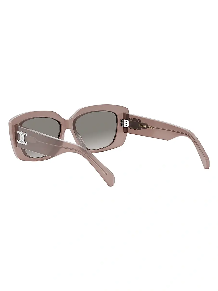 Celine Women's Triomphe 55MM Rectangular Sunglasses | Thumbnail 4 Celine Women's Triomphe 55MM Rectangular Sunglasses | Thumbnail 4