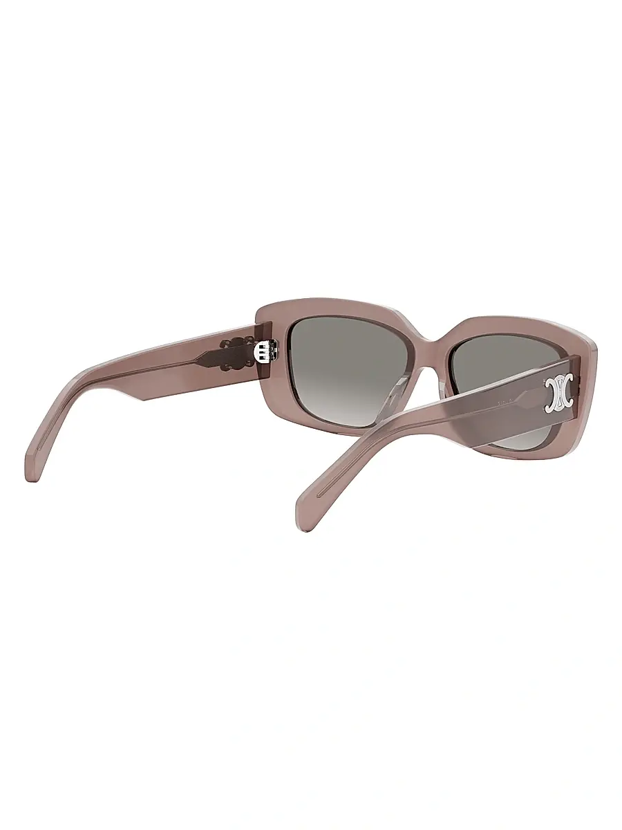 Celine Women's Triomphe 55MM Rectangular Sunglasses | Thumbnail 6 Celine Women's Triomphe 55MM Rectangular Sunglasses | Thumbnail 6