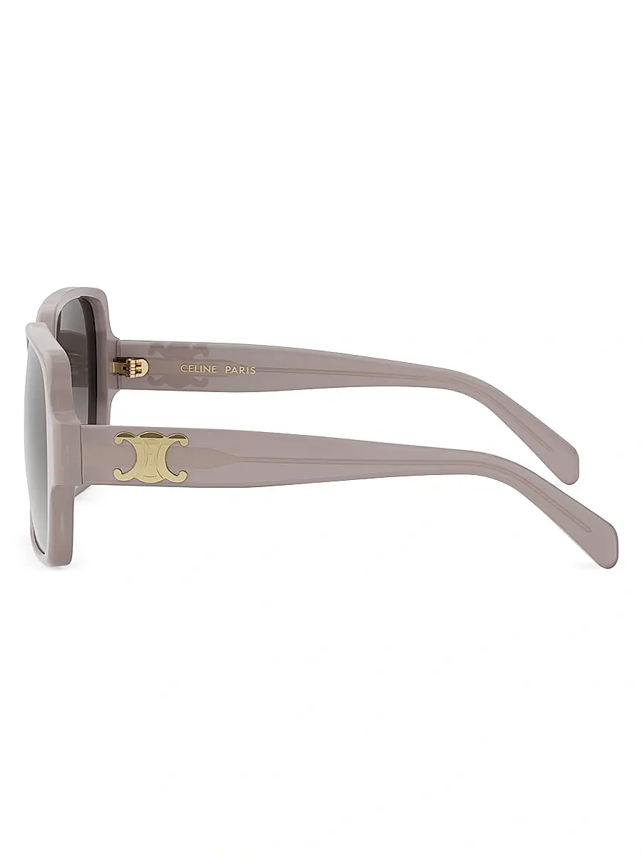 Celine Women's Triomphe 60MM Square Sunglasses | Thumbnail 3