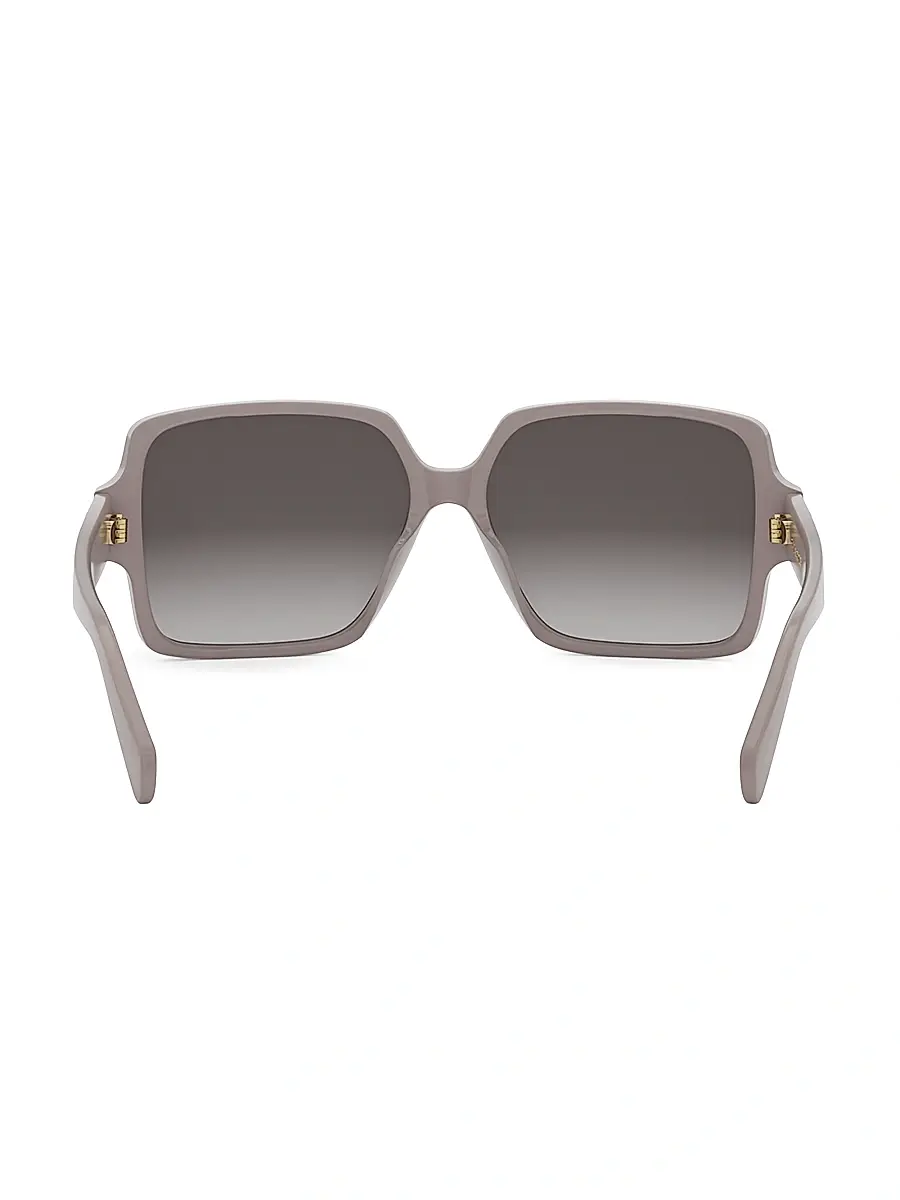 Celine Women's Triomphe 60MM Square Sunglasses | Thumbnail 5