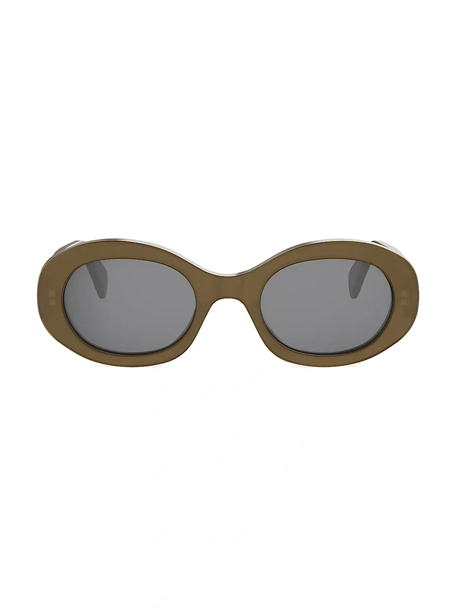 Celine Women's Triomphe 52MM Oval Sunglasses | Thumbnail 2 Celine Women's Triomphe 52MM Oval Sunglasses | Thumbnail 2