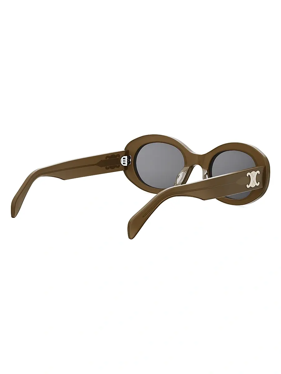 Celine Women's Triomphe 52MM Oval Sunglasses | Thumbnail 6 Celine Women's Triomphe 52MM Oval Sunglasses | Thumbnail 6
