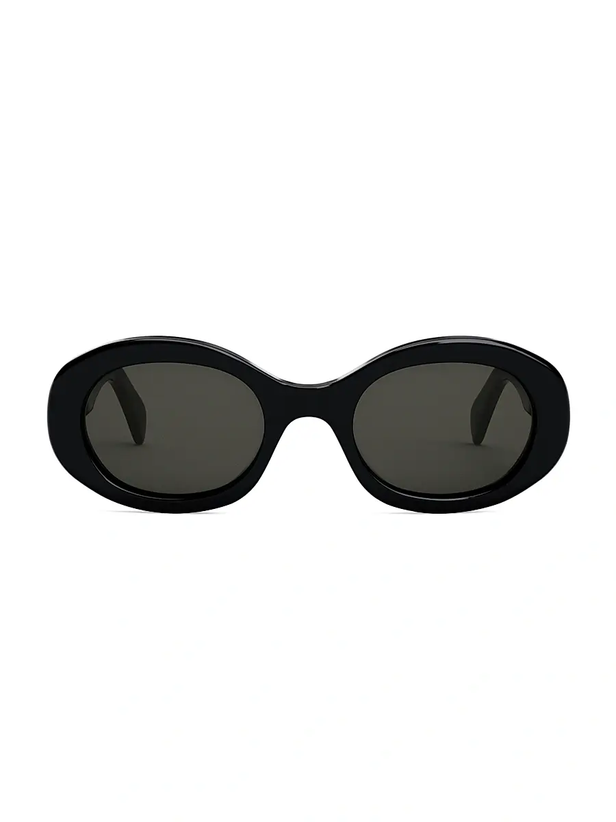 Celine Women's Triomphe 52MM Oval Sunglasses | Thumbnail 4 Celine Women's Triomphe 52MM Oval Sunglasses | Thumbnail 4