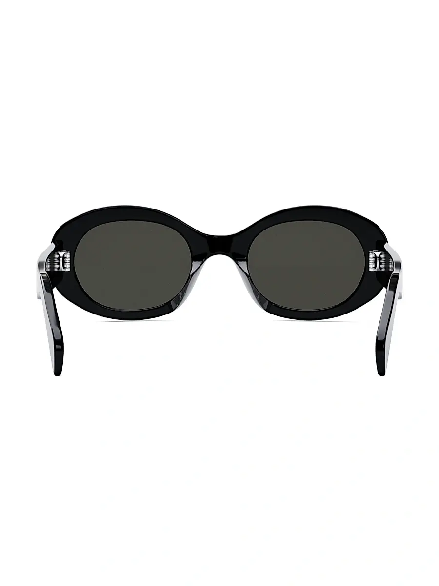 Celine Women's Triomphe 52MM Oval Sunglasses | Thumbnail 8 Celine Women's Triomphe 52MM Oval Sunglasses | Thumbnail 8