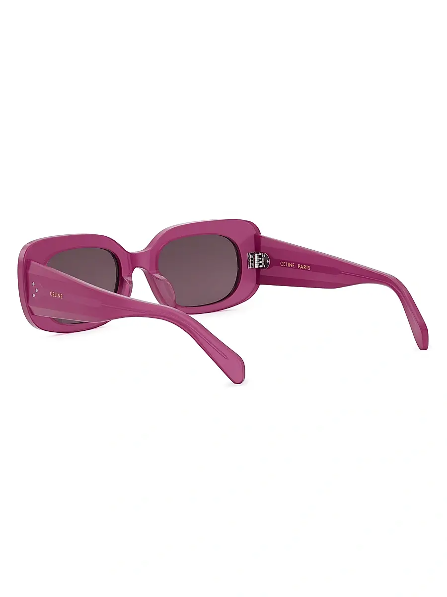 Celine Women's Bold 3 Dots 51MM Rectangular Sunglasses | Thumbnail 4