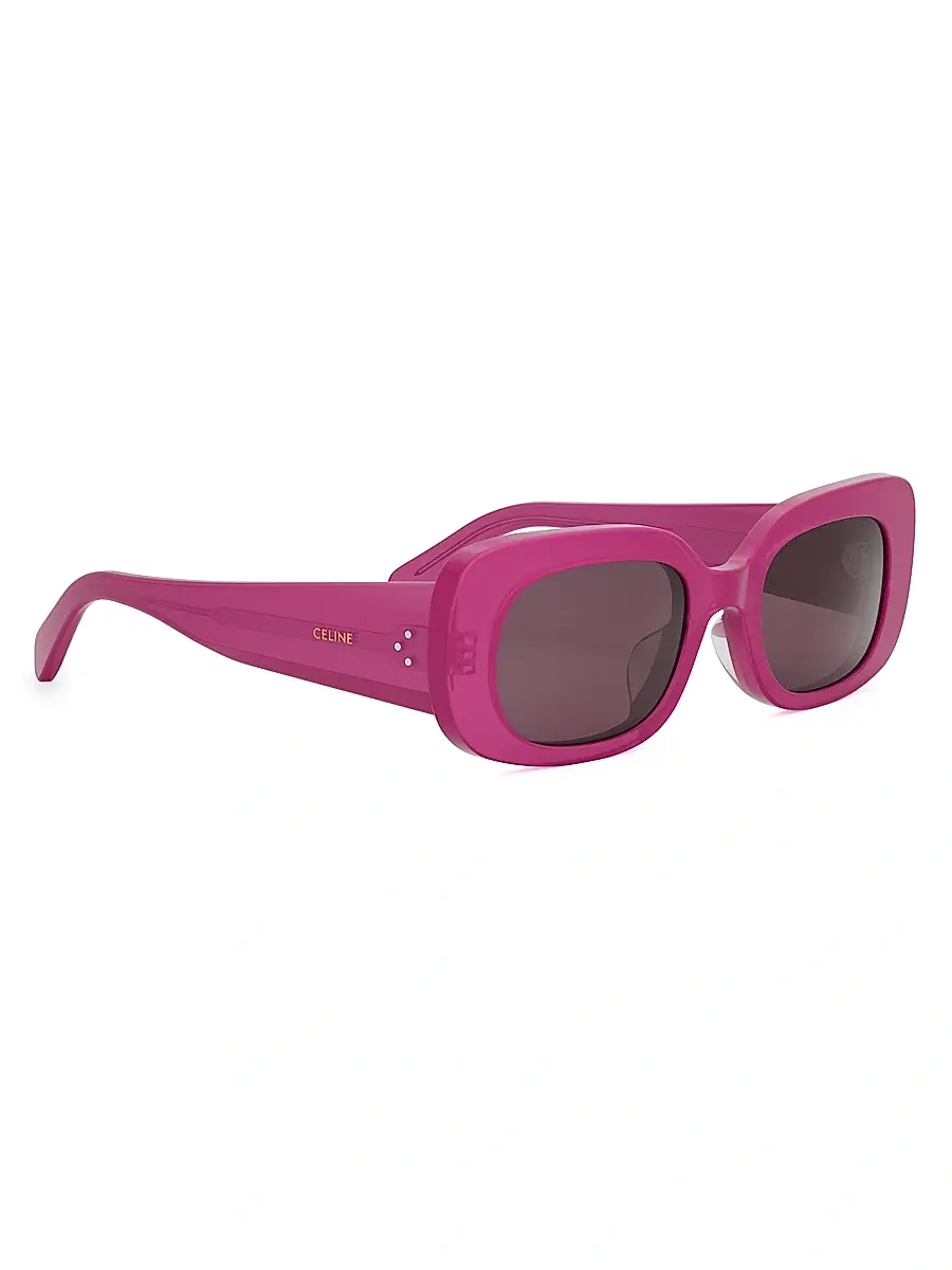 Celine Women's Bold 3 Dots 51MM Rectangular Sunglasses | Thumbnail 8