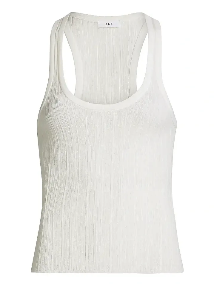 A. L.C. Women's Iris Rib-Knit Tank