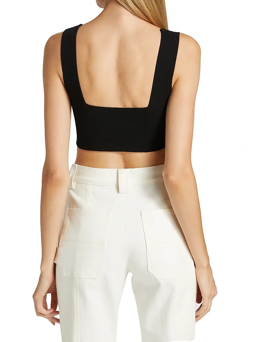 A.L.C. A. L.C. Women's Jordana Compact Knit Bra | Thumbnail 5 A.L.C. A. L.C. Women's Jordana Compact Knit Bra | Thumbnail 5