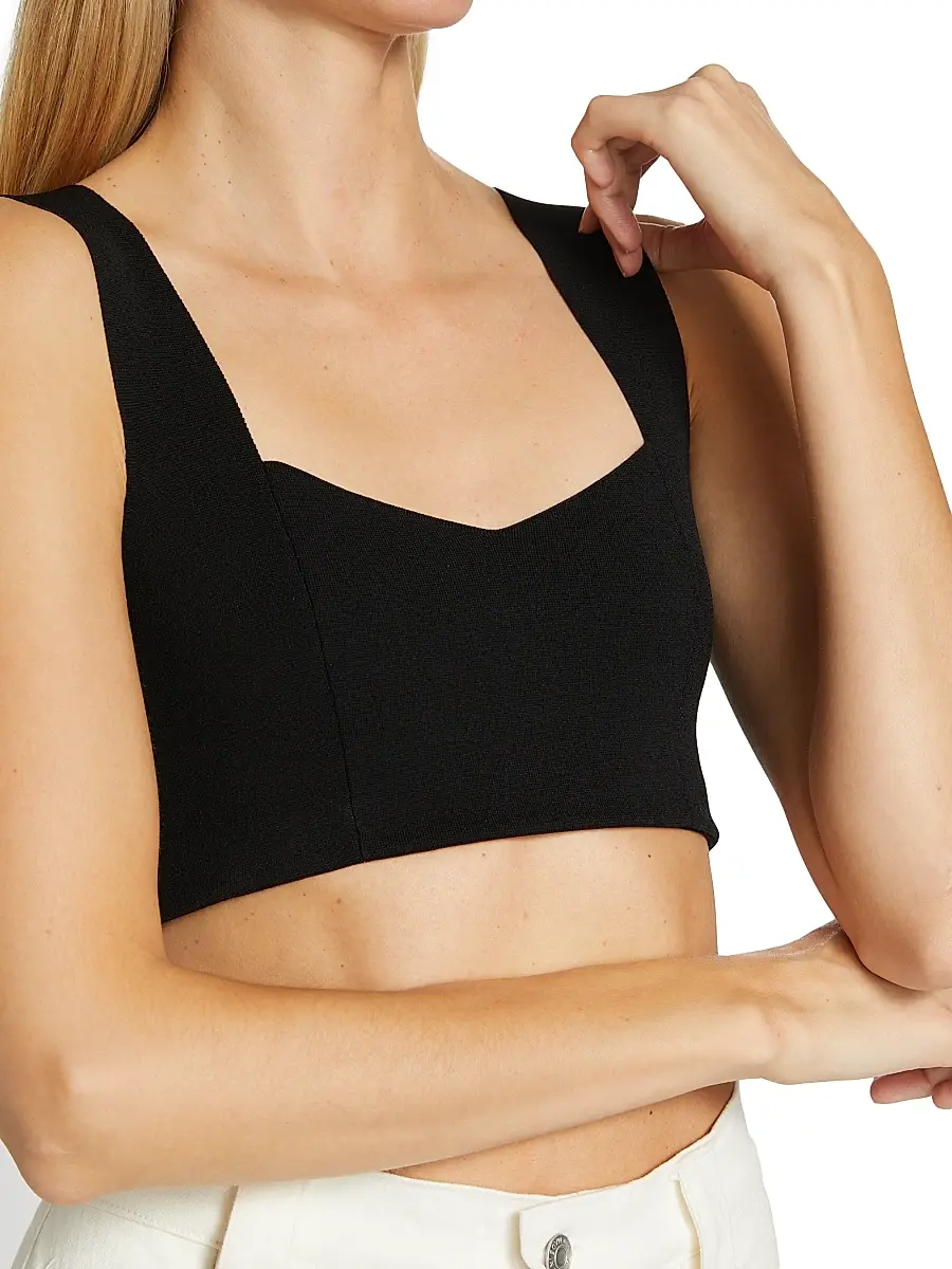 A.L.C. A. L.C. Women's Jordana Compact Knit Bra | Thumbnail 6 A.L.C. A. L.C. Women's Jordana Compact Knit Bra | Thumbnail 6