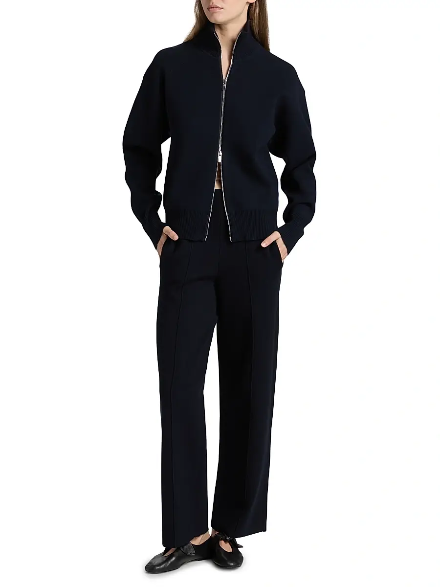 A.L.C. A. L.C. Women's Corey Knit Wide-Leg Pants | Thumbnail 2 A.L.C. A. L.C. Women's Corey Knit Wide-Leg Pants | Thumbnail 2