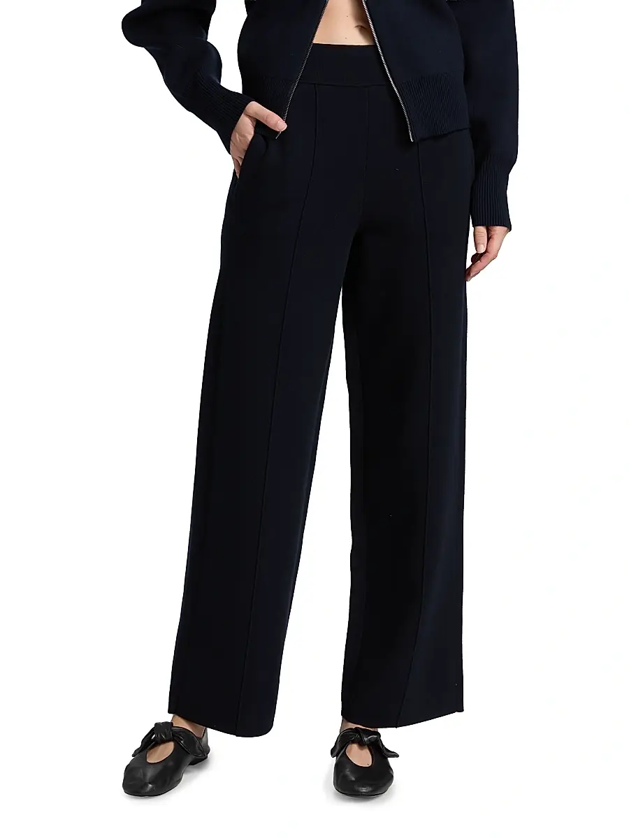 A.L.C. A. L.C. Women's Corey Knit Wide-Leg Pants | Thumbnail 3 A.L.C. A. L.C. Women's Corey Knit Wide-Leg Pants | Thumbnail 3