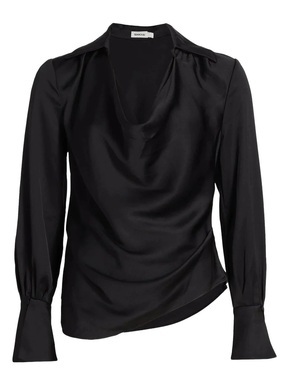 Women's Symone Long-Sleeve Cowl Neck Top Women's Symone Long-Sleeve Cowl Neck Top