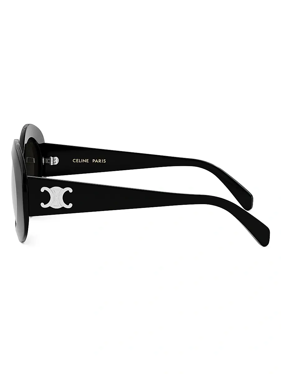 Celine Women's Triomphe 54MM Round Sunglasses | Thumbnail 3 Celine Women's Triomphe 54MM Round Sunglasses | Thumbnail 3
