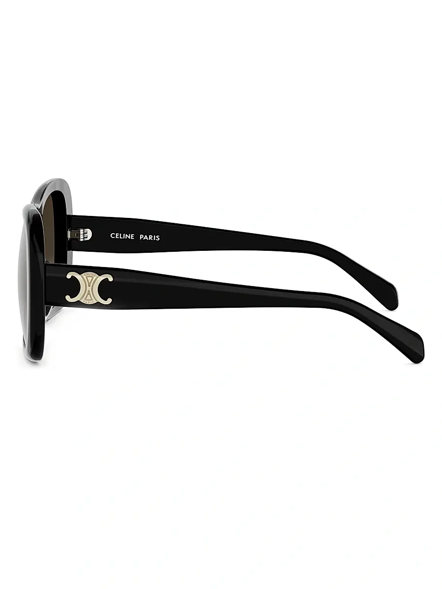 Celine Women's Triomphe 55MM Pilot Sunglasses | Thumbnail 3