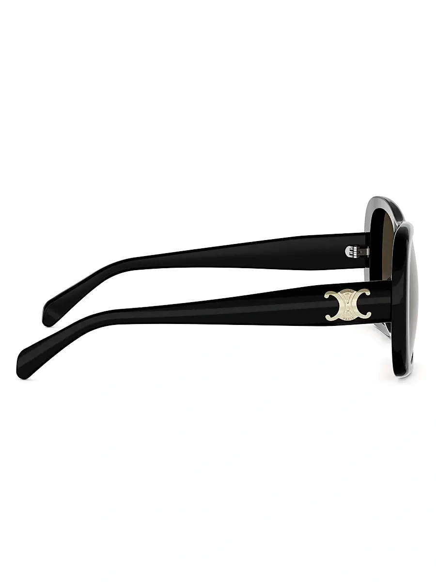 Celine Women's Triomphe 55MM Pilot Sunglasses | Thumbnail 7
