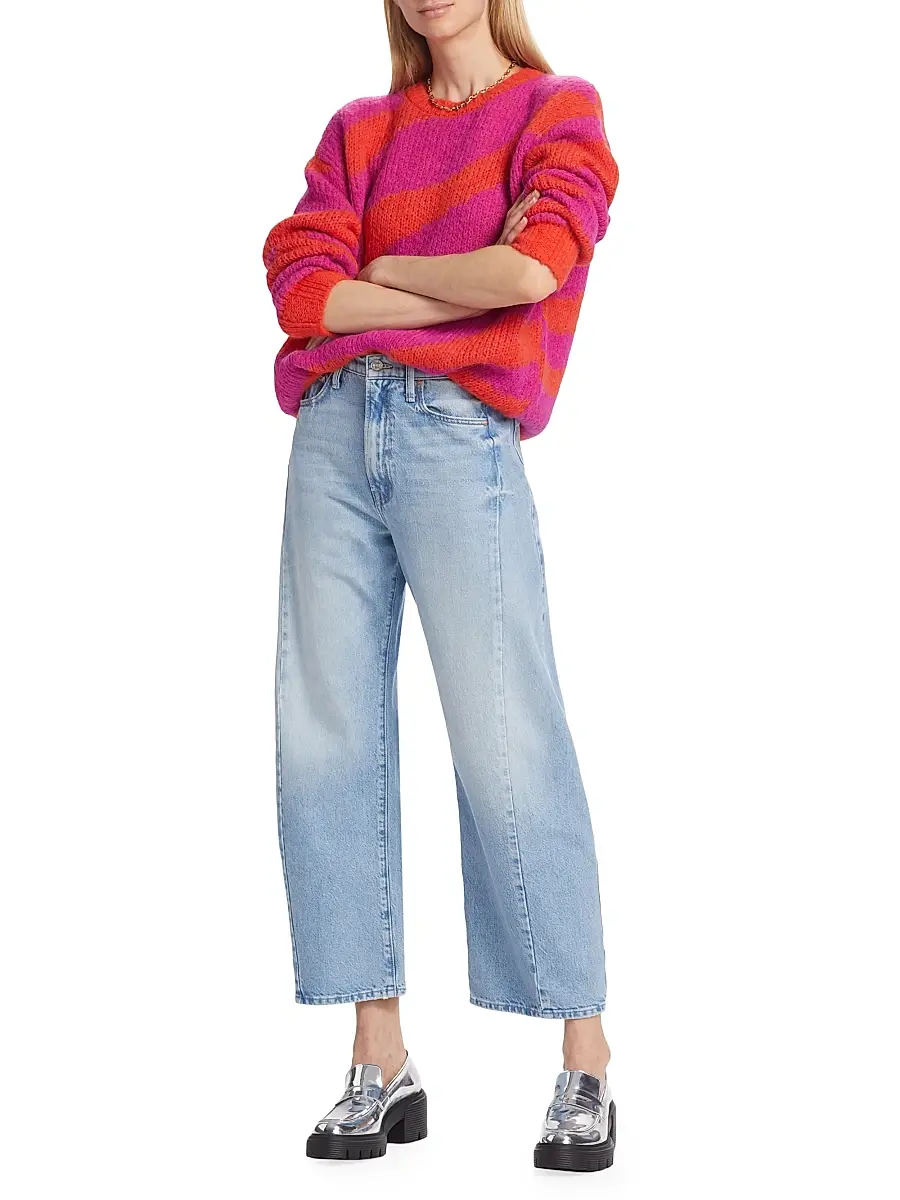 Mother Women's The Half Pipe High-Rise Straight-Leg Ankle Jeans | Thumbnail 2 Mother Women's The Half Pipe High-Rise Straight-Leg Ankle Jeans | Thumbnail 2
