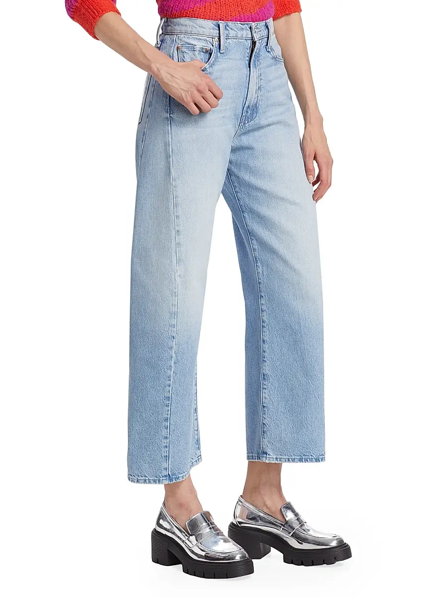 Mother Women's The Half Pipe High-Rise Straight-Leg Ankle Jeans | Thumbnail 4 Mother Women's The Half Pipe High-Rise Straight-Leg Ankle Jeans | Thumbnail 4