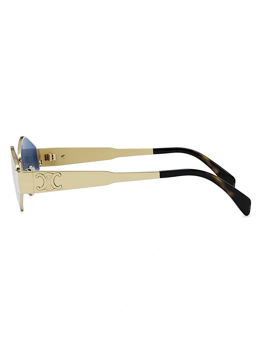 Celine Women's Metal Triomphe 54MM Geometric Sunglasses | Thumbnail 5 Celine Women's Metal Triomphe 54MM Geometric Sunglasses | Thumbnail 5