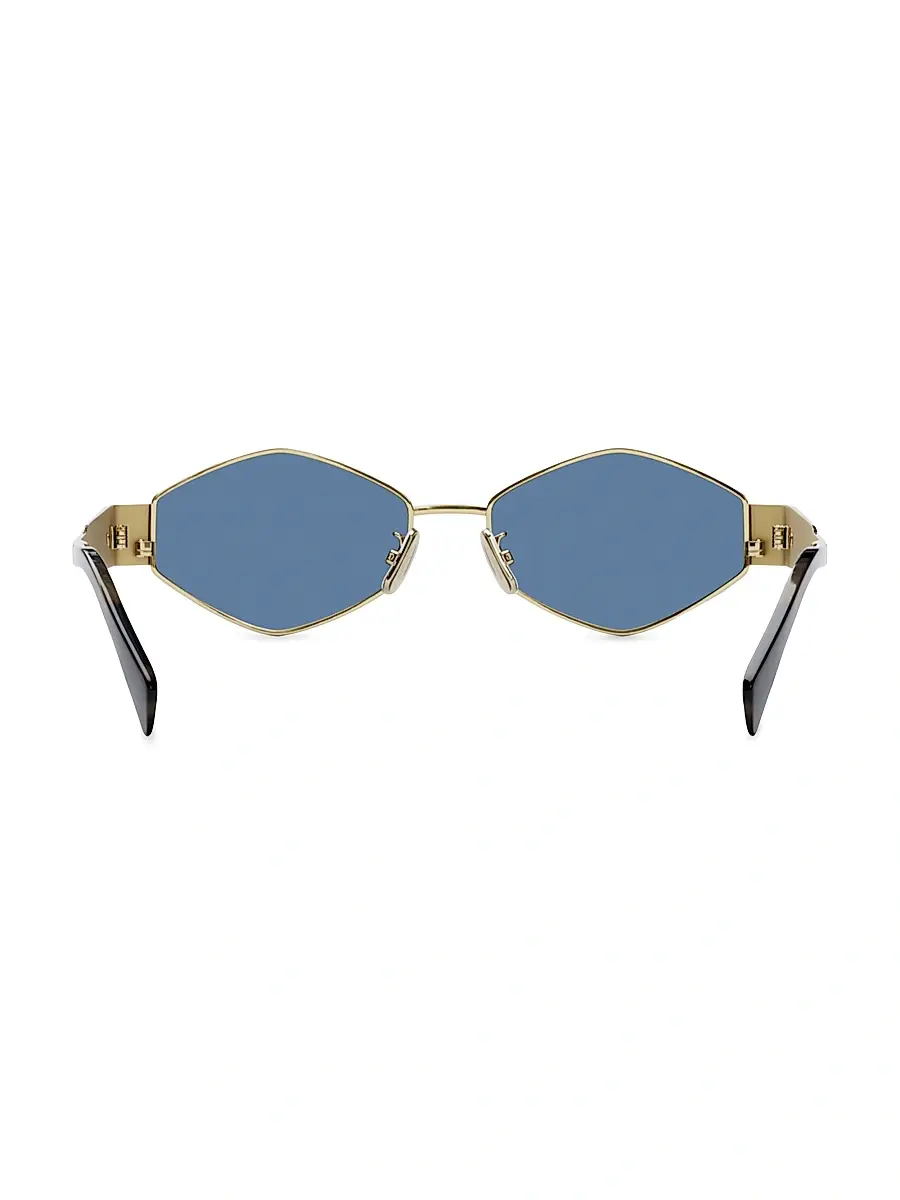 Celine Women's Metal Triomphe 54MM Geometric Sunglasses | Thumbnail 7 Celine Women's Metal Triomphe 54MM Geometric Sunglasses | Thumbnail 7