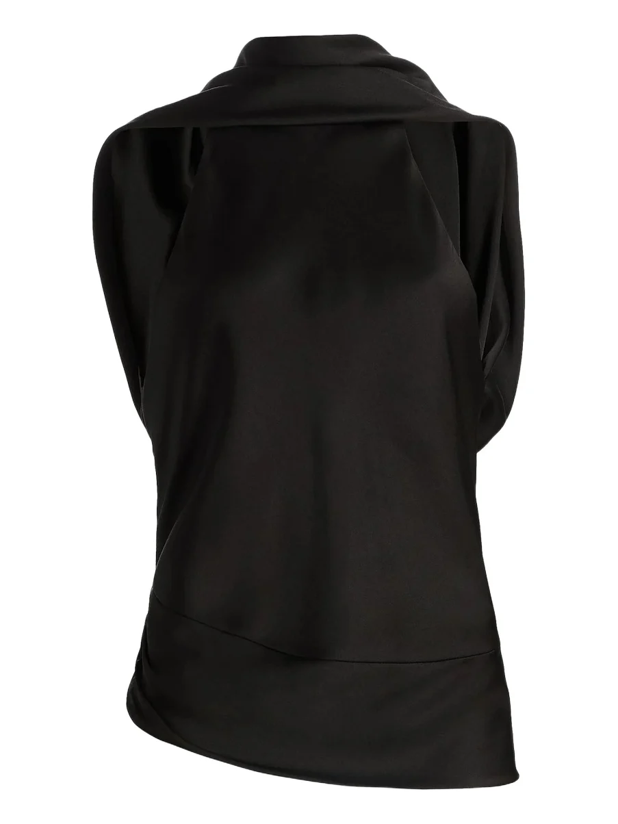 Women's Samira Satin Cape Top Women's Samira Satin Cape Top