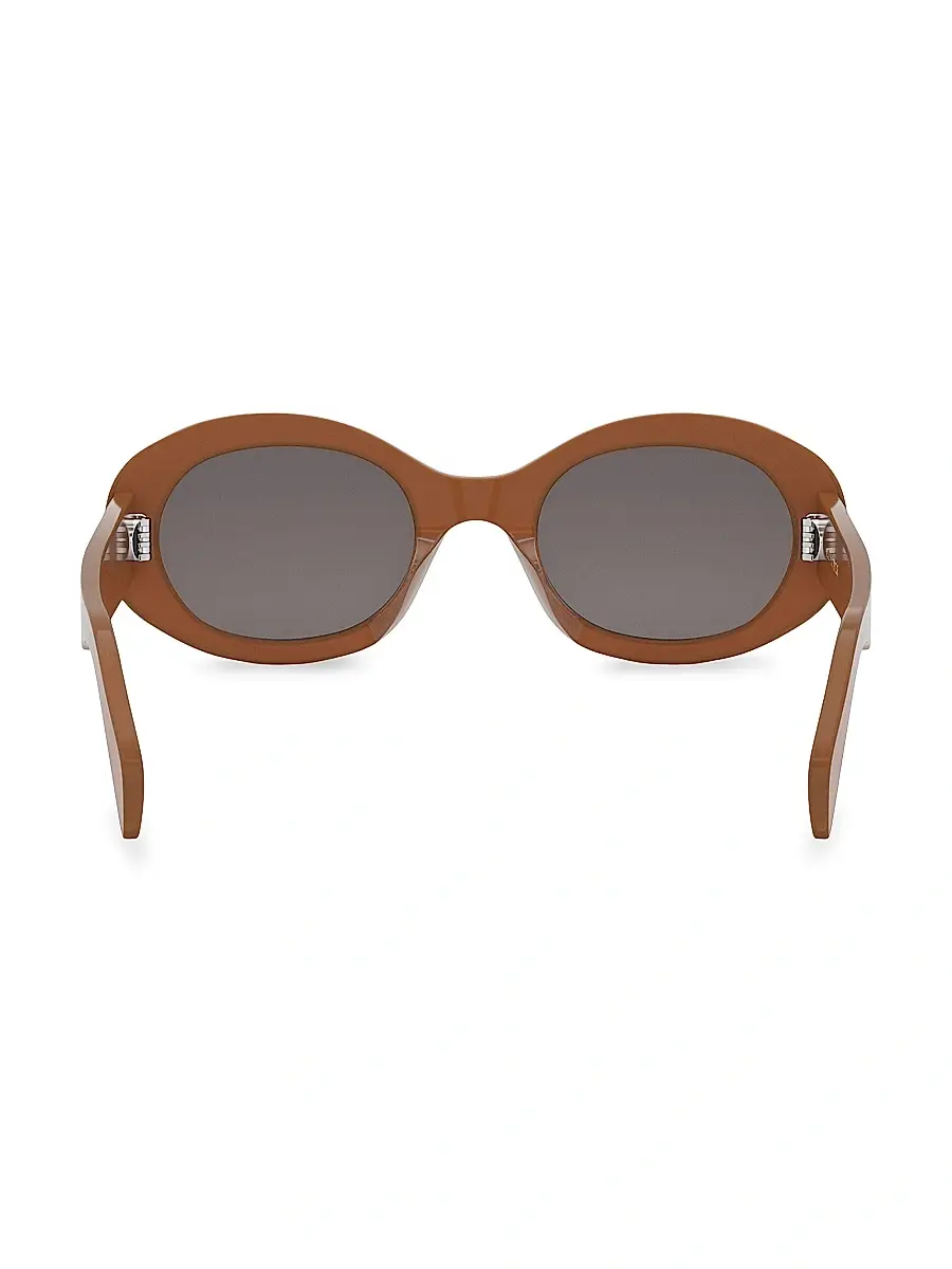 Celine Women's Triomphe 52MM Oval Sunglasses | Thumbnail 7 Celine Women's Triomphe 52MM Oval Sunglasses | Thumbnail 7