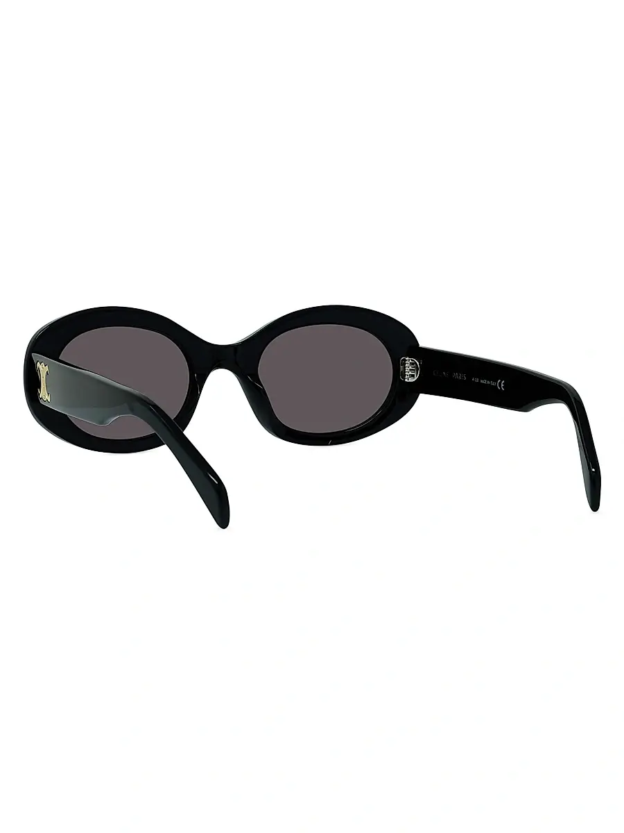 Celine Women's Triomphe 52MM Oval Sunglasses | Thumbnail 7