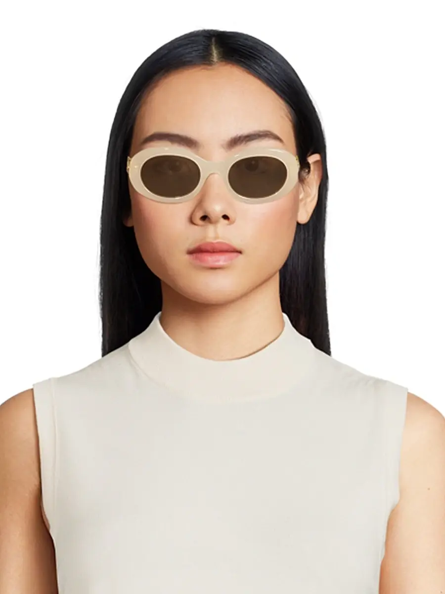 Celine Women's Triomphe 52MM Oval Sunglasses | Thumbnail 2 Celine Women's Triomphe 52MM Oval Sunglasses | Thumbnail 2