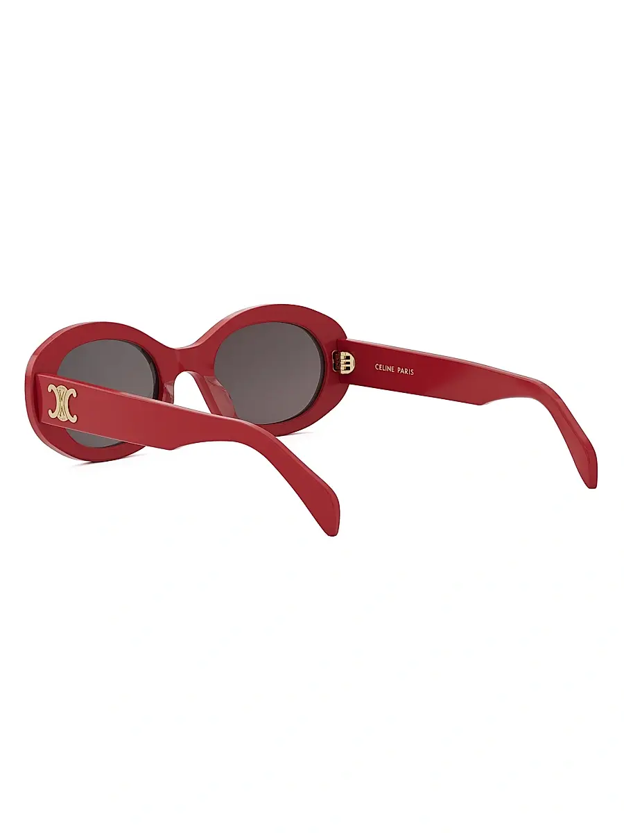 Celine Women's Triomphe 52MM Oval Sunglasses | Thumbnail 6 Celine Women's Triomphe 52MM Oval Sunglasses | Thumbnail 6