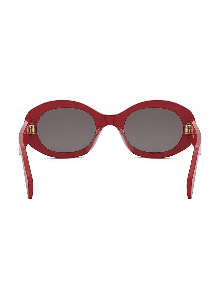 Celine Women's Triomphe 52MM Oval Sunglasses | Thumbnail 7 Celine Women's Triomphe 52MM Oval Sunglasses | Thumbnail 7