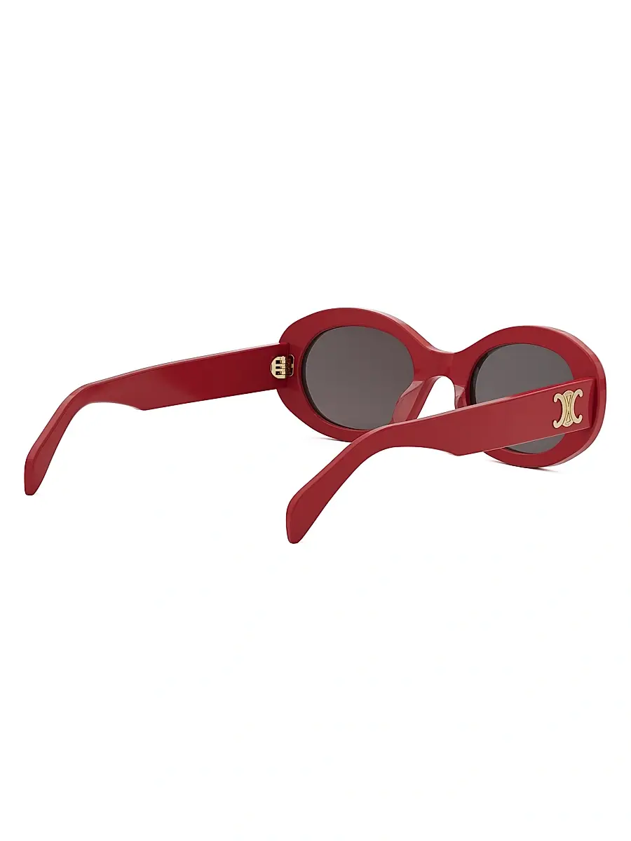 Celine Women's Triomphe 52MM Oval Sunglasses | Thumbnail 8 Celine Women's Triomphe 52MM Oval Sunglasses | Thumbnail 8