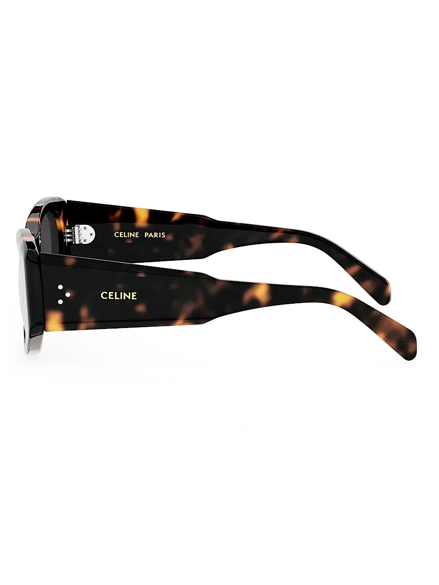 Celine Women's 3 Dots 54MM Rectangular Sunglasses | Thumbnail 3