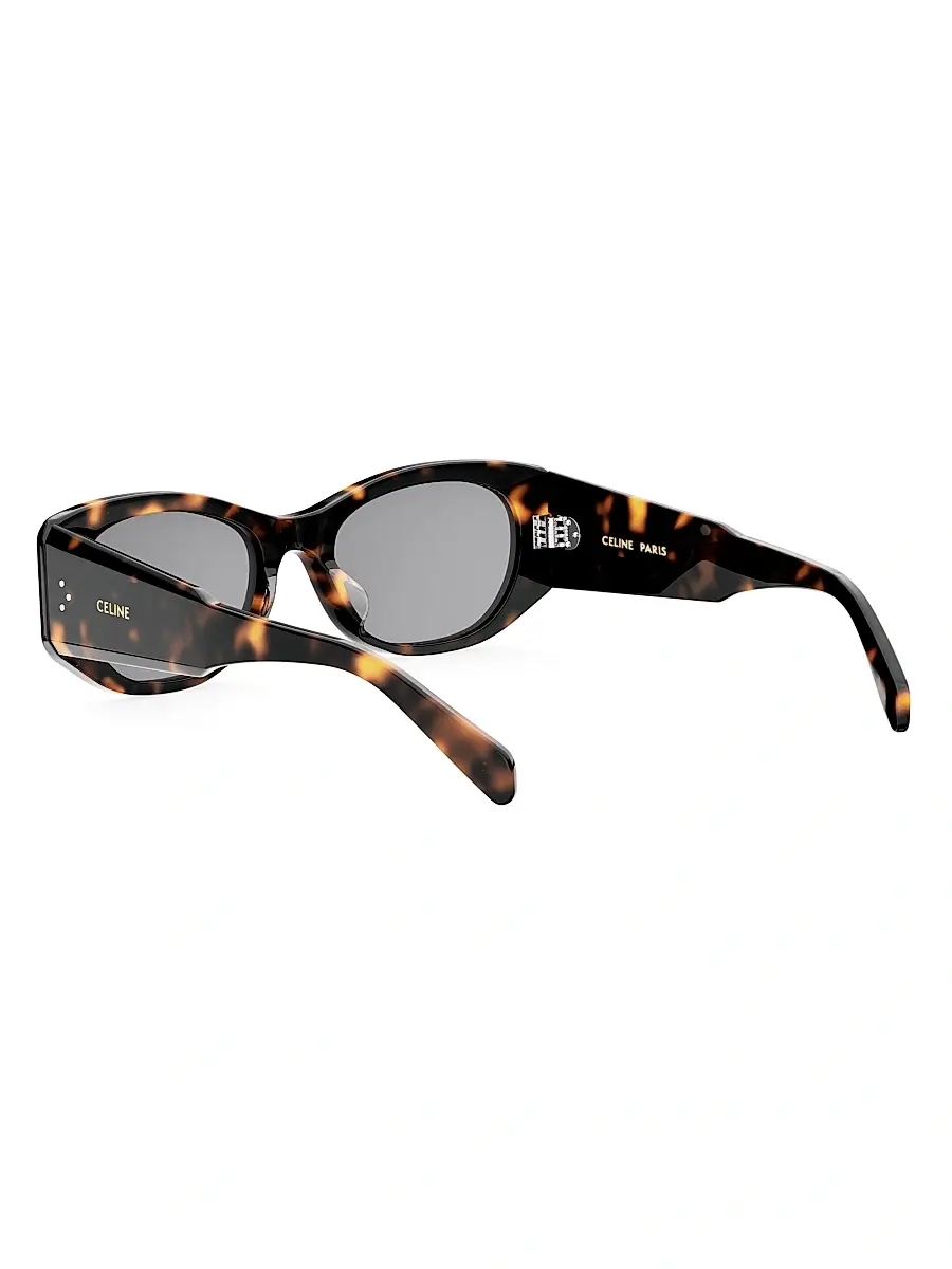 Celine Women's 3 Dots 54MM Rectangular Sunglasses | Thumbnail 4
