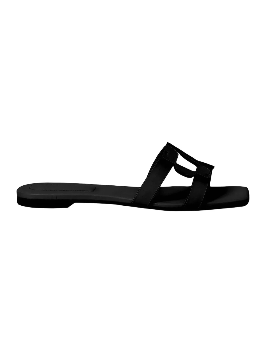 Women's Monogram Leather Sandals