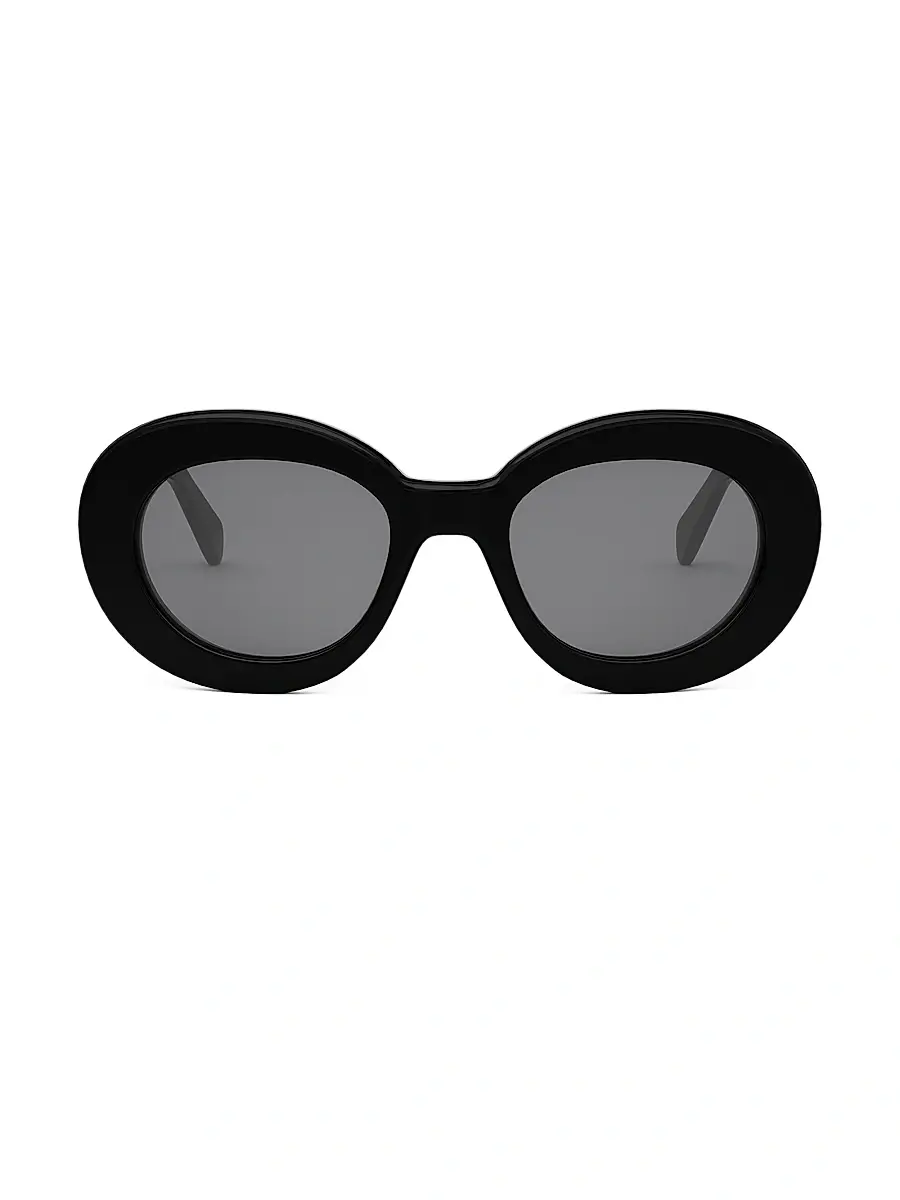 Celine Women's Triomphe 53MM Round Sunglasses | Thumbnail 2 Celine Women's Triomphe 53MM Round Sunglasses | Thumbnail 2