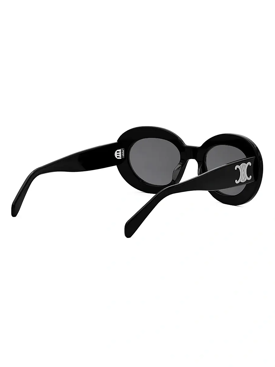 Celine Women's Triomphe 53MM Round Sunglasses | Thumbnail 6 Celine Women's Triomphe 53MM Round Sunglasses | Thumbnail 6