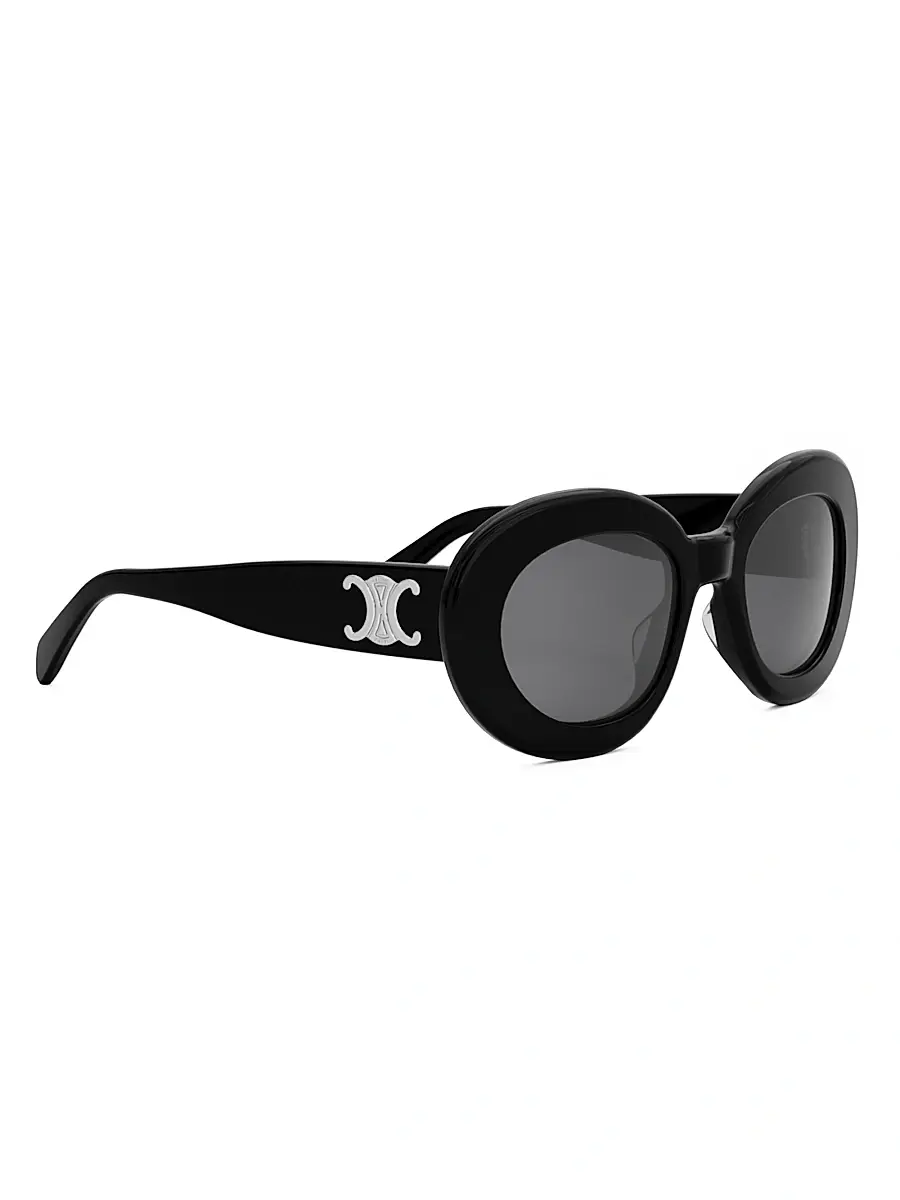 Celine Women's Triomphe 53MM Round Sunglasses | Thumbnail 8 Celine Women's Triomphe 53MM Round Sunglasses | Thumbnail 8