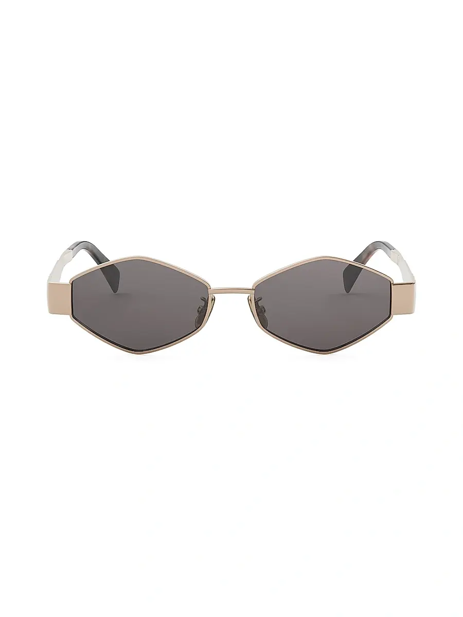 Celine Women's Metal Triomphe 54MM Geometric Sunglasses | Thumbnail 2 Celine Women's Metal Triomphe 54MM Geometric Sunglasses | Thumbnail 2