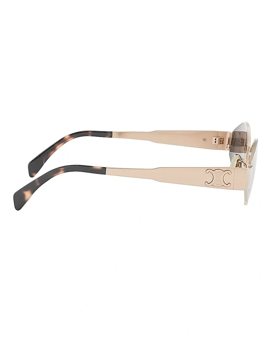 Celine Women's Metal Triomphe 54MM Geometric Sunglasses | Thumbnail 7 Celine Women's Metal Triomphe 54MM Geometric Sunglasses | Thumbnail 7