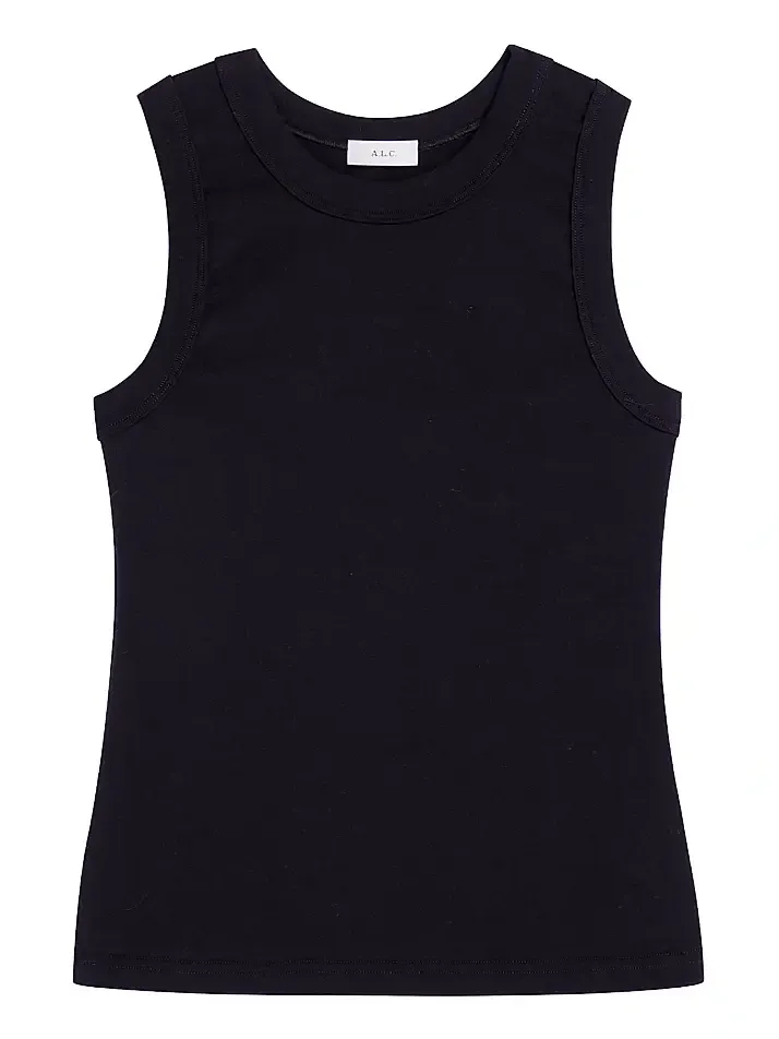 A. L.C. Women's Hadley Rib-Knit Cotton Tank