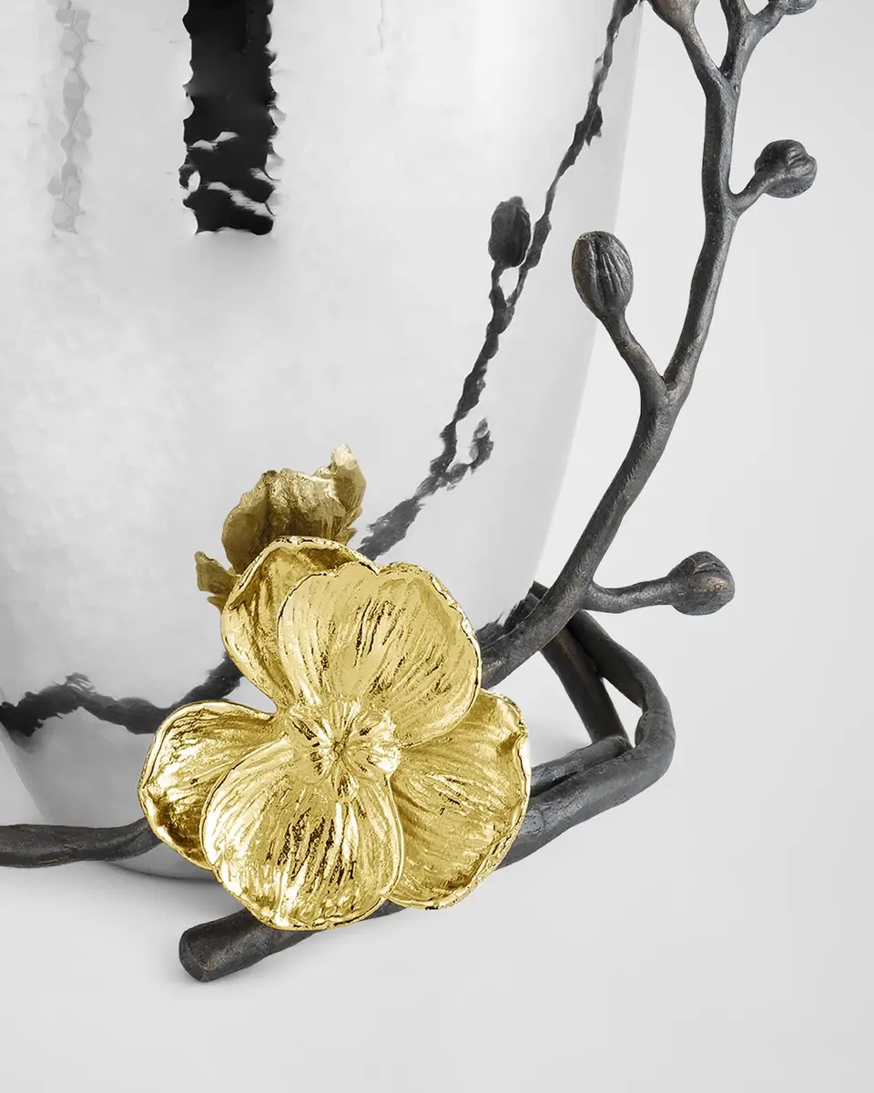 Michael Aram Gold Orchid Medium Vase | Thumbnail 4 Michael Aram Gold Orchid Medium Vase | Thumbnail 4