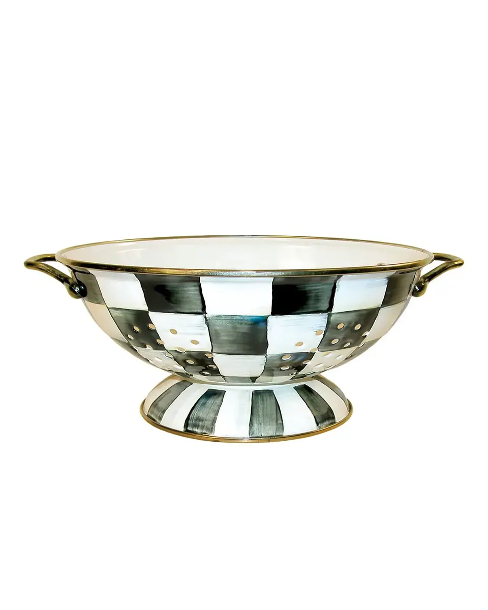 MacKenzie-Childs Courtly Check Large Colander | Thumbnail 2 MacKenzie-Childs Courtly Check Large Colander | Thumbnail 2