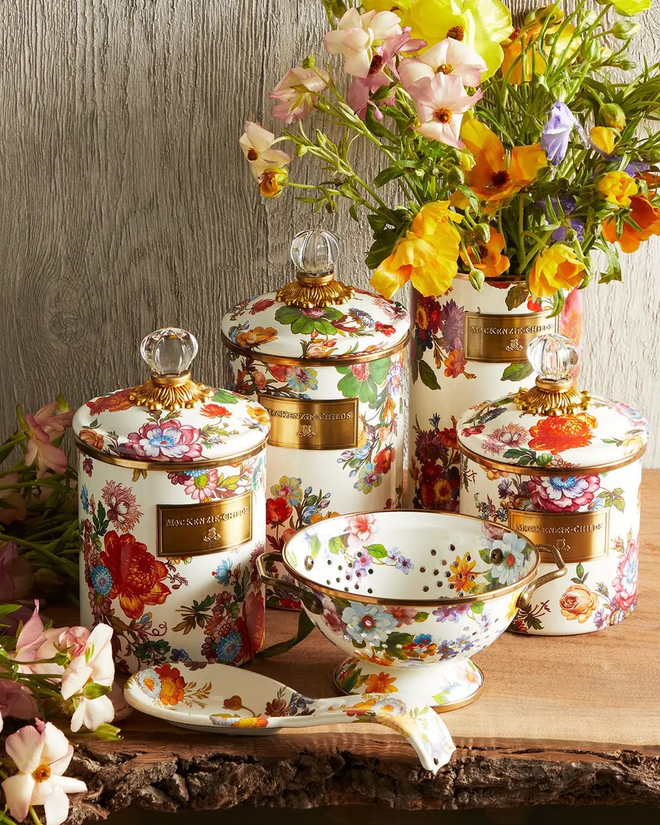MacKenzie-Childs Small Flower Market Canister | Thumbnail 2
