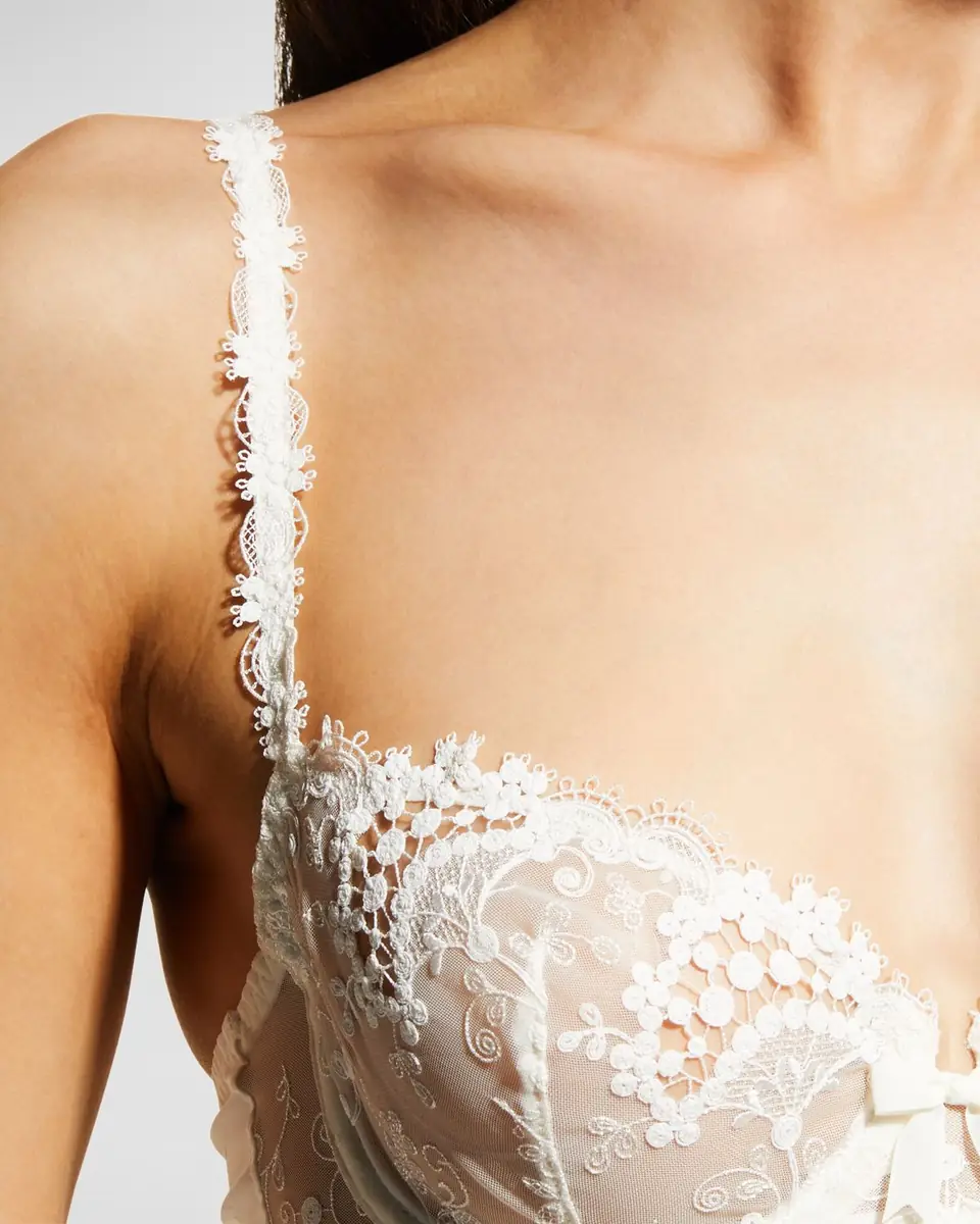 Simone Pérèle Wish Lace Demi Cup Bra | Thumbnail 5 Simone Pérèle Wish Lace Demi Cup Bra | Thumbnail 5