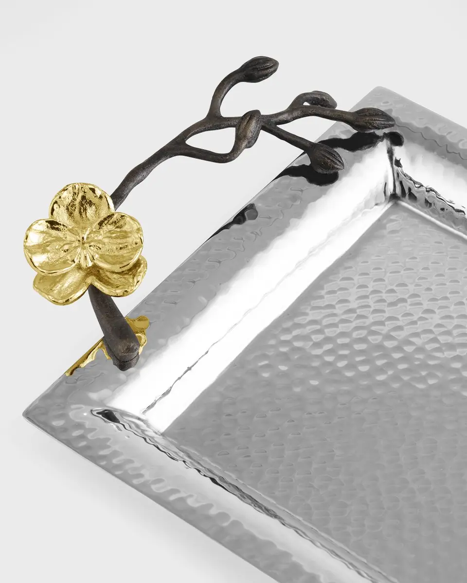 Michael Aram Gold Orchid Mini Tray | Thumbnail 3 Michael Aram Gold Orchid Mini Tray | Thumbnail 3