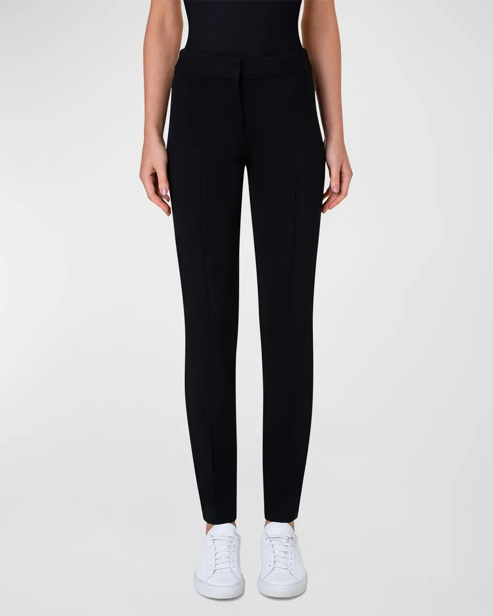 Akris punto Franca Mid-Rise Cropped Pants | Thumbnail 4