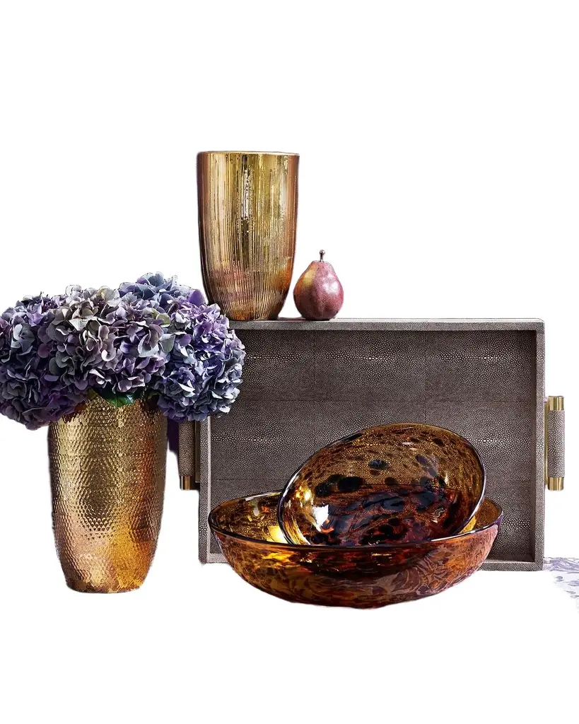 AERIN Faux Shagreen Rectangular Tray